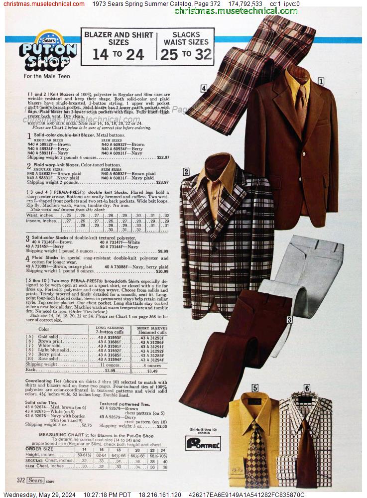 1973 Sears Spring Summer Catalog, Page 372