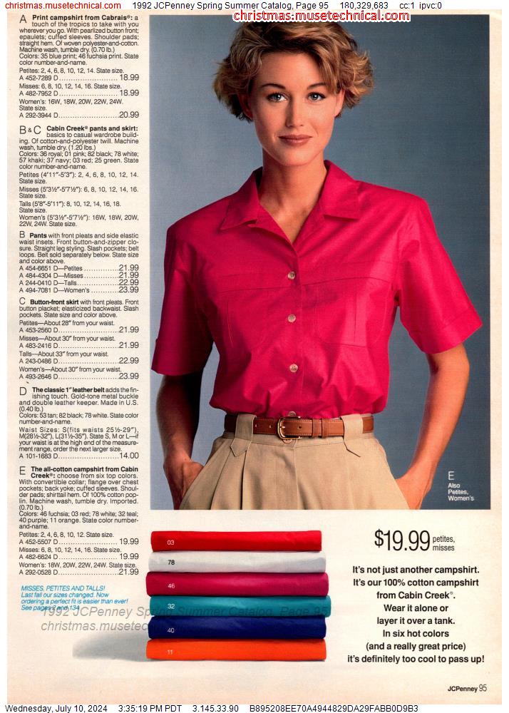 1992 JCPenney Spring Summer Catalog, Page 95