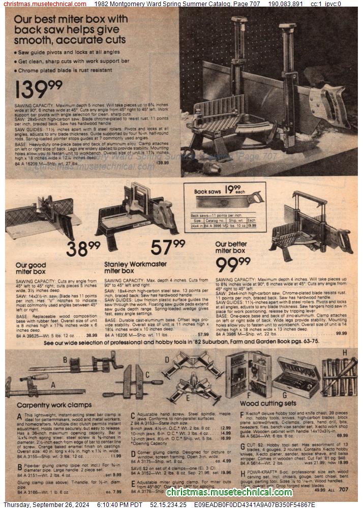 1982 Montgomery Ward Spring Summer Catalog, Page 707