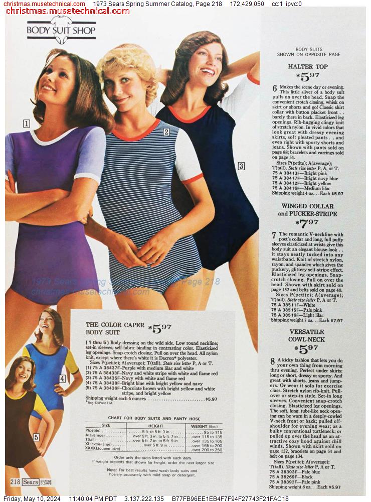 1973 Sears Spring Summer Catalog, Page 218