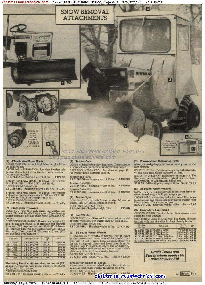 1979 Sears Fall Winter Catalog, Page 973