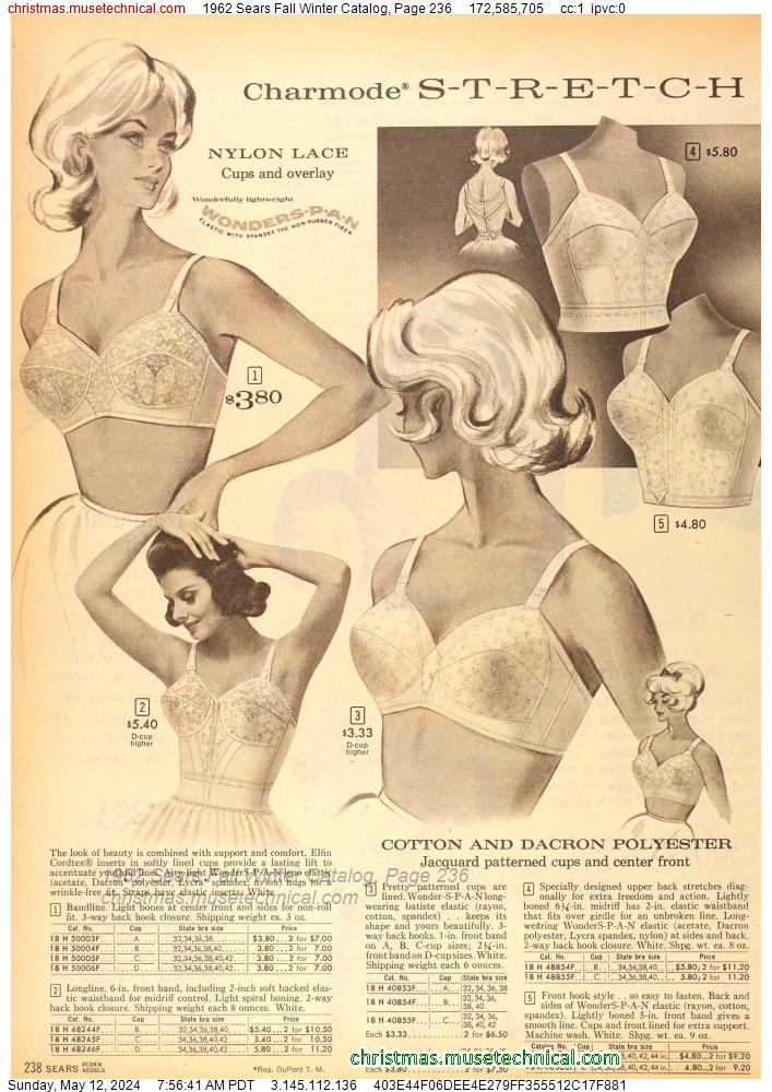 1962 Sears Fall Winter Catalog, Page 236