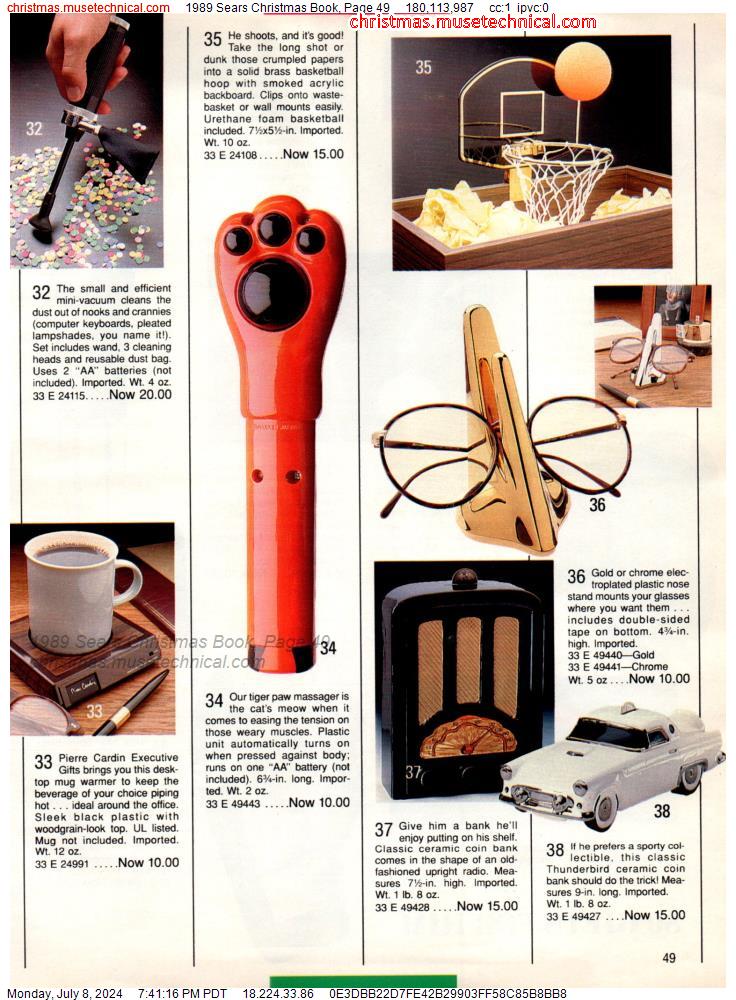1989 Sears Christmas Book, Page 49