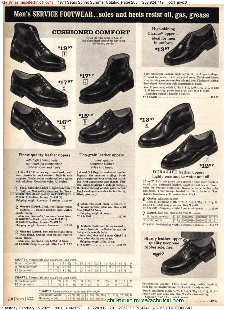 1971 Sears Spring Summer Catalog, Page 260