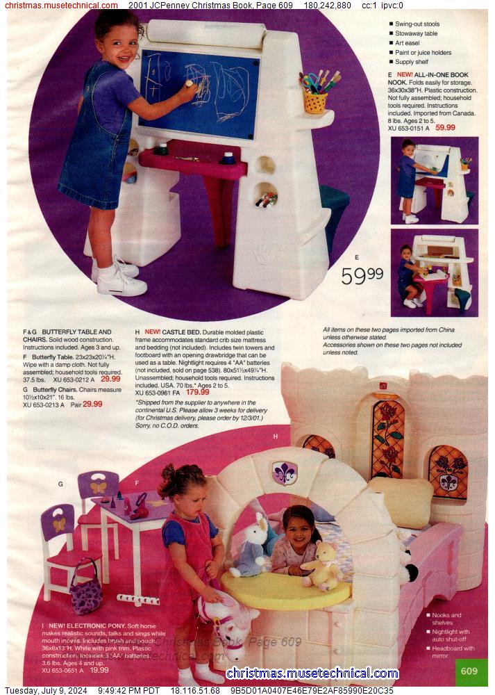 2001 JCPenney Christmas Book, Page 609