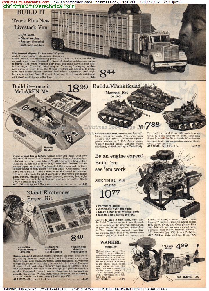 1973 Montgomery Ward Christmas Book, Page 311