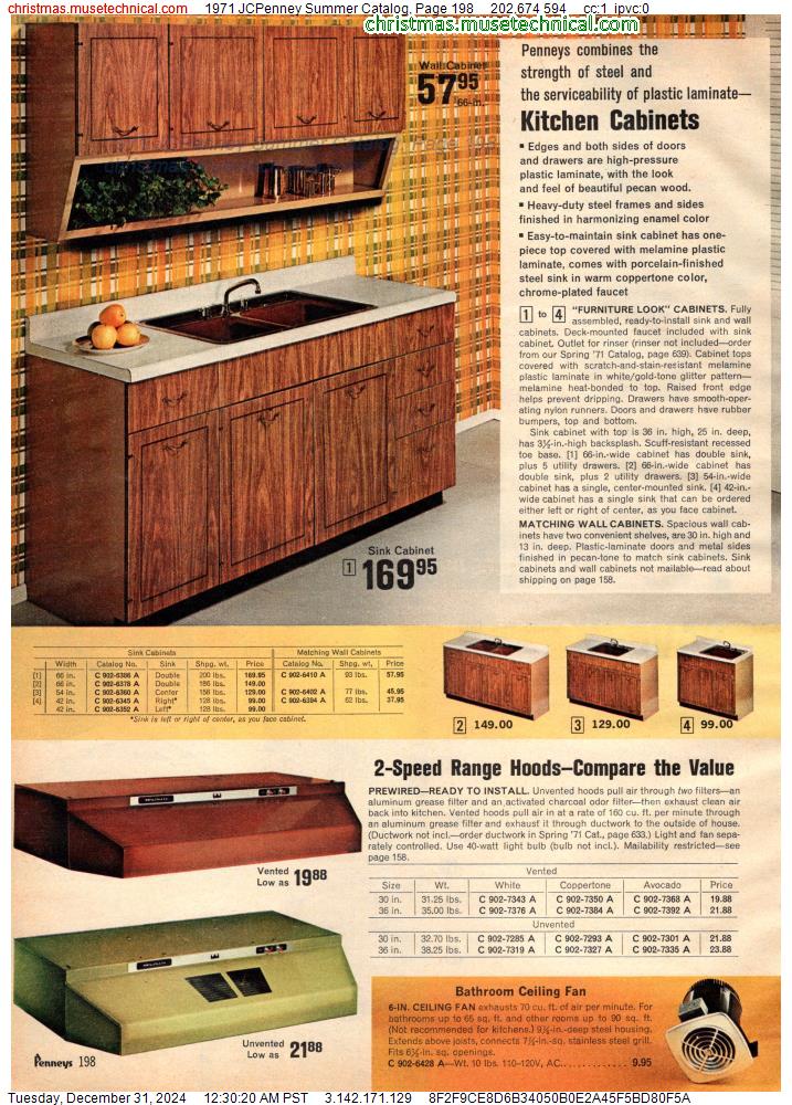 1971 JCPenney Summer Catalog, Page 198