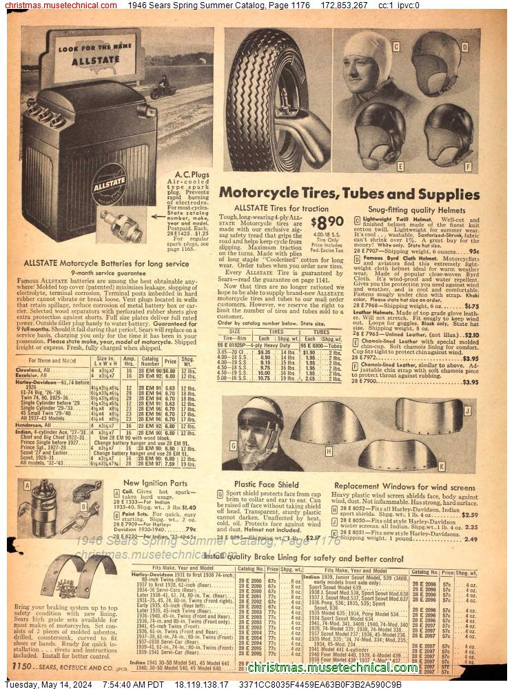 1946 Sears Spring Summer Catalog, Page 1176