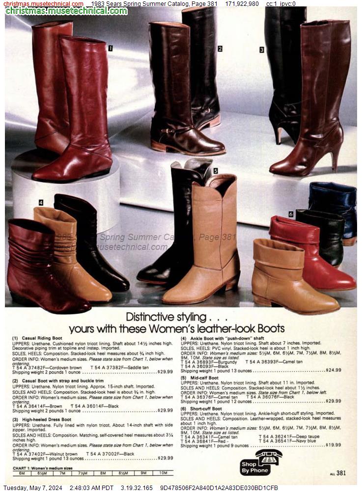 1983 Sears Spring Summer Catalog, Page 381
