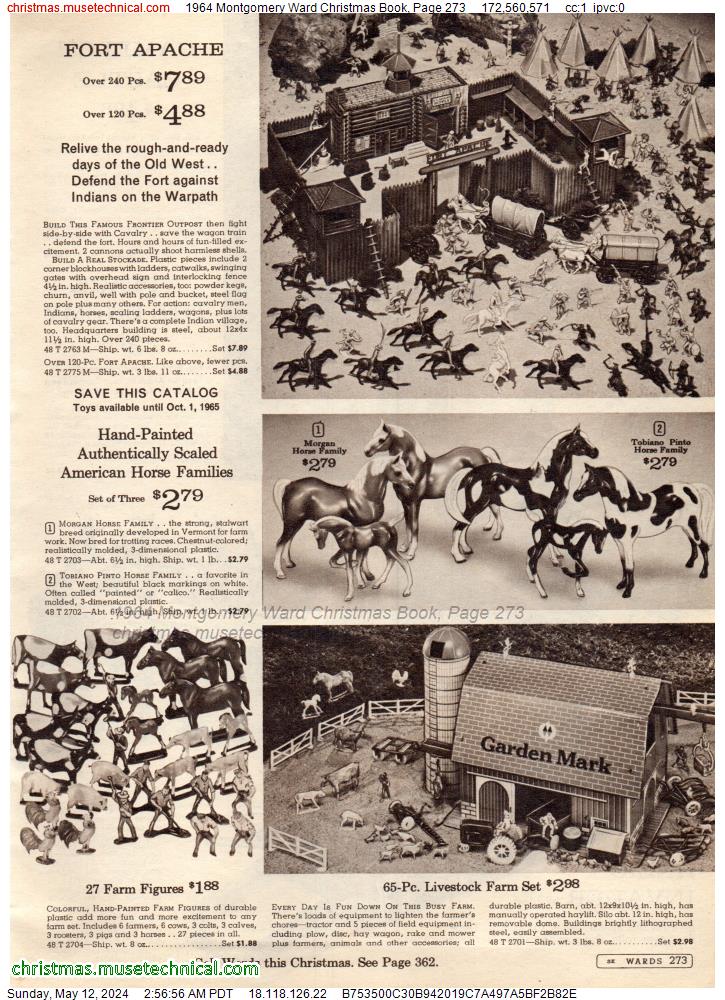 1964 Montgomery Ward Christmas Book, Page 273