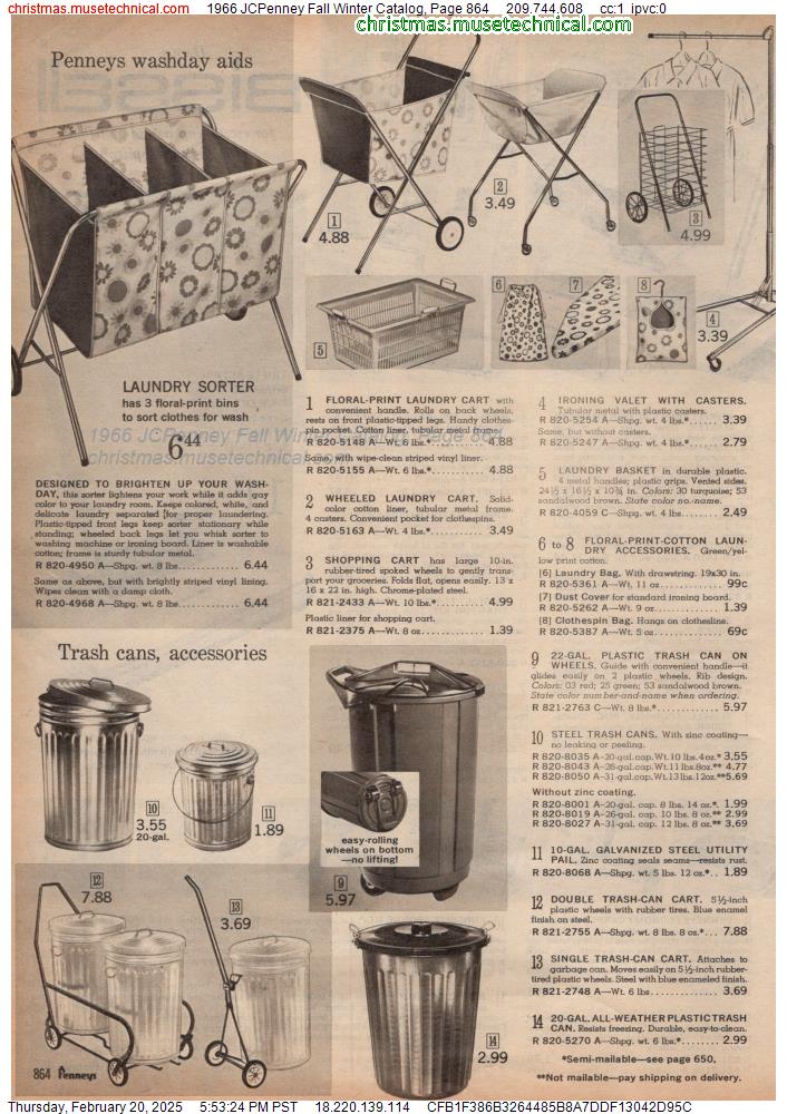 1966 JCPenney Fall Winter Catalog, Page 864