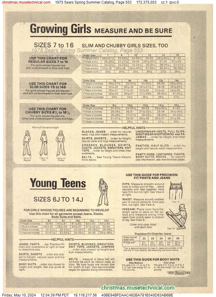 1975 Sears Spring Summer Catalog, Page 553
