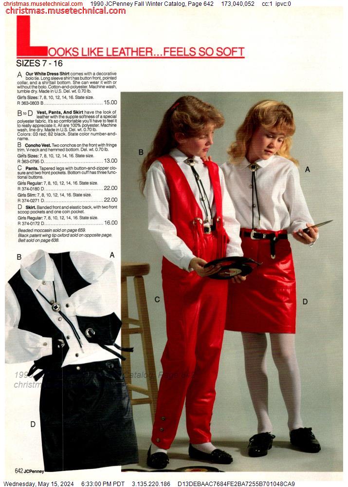 1990 JCPenney Fall Winter Catalog, Page 642