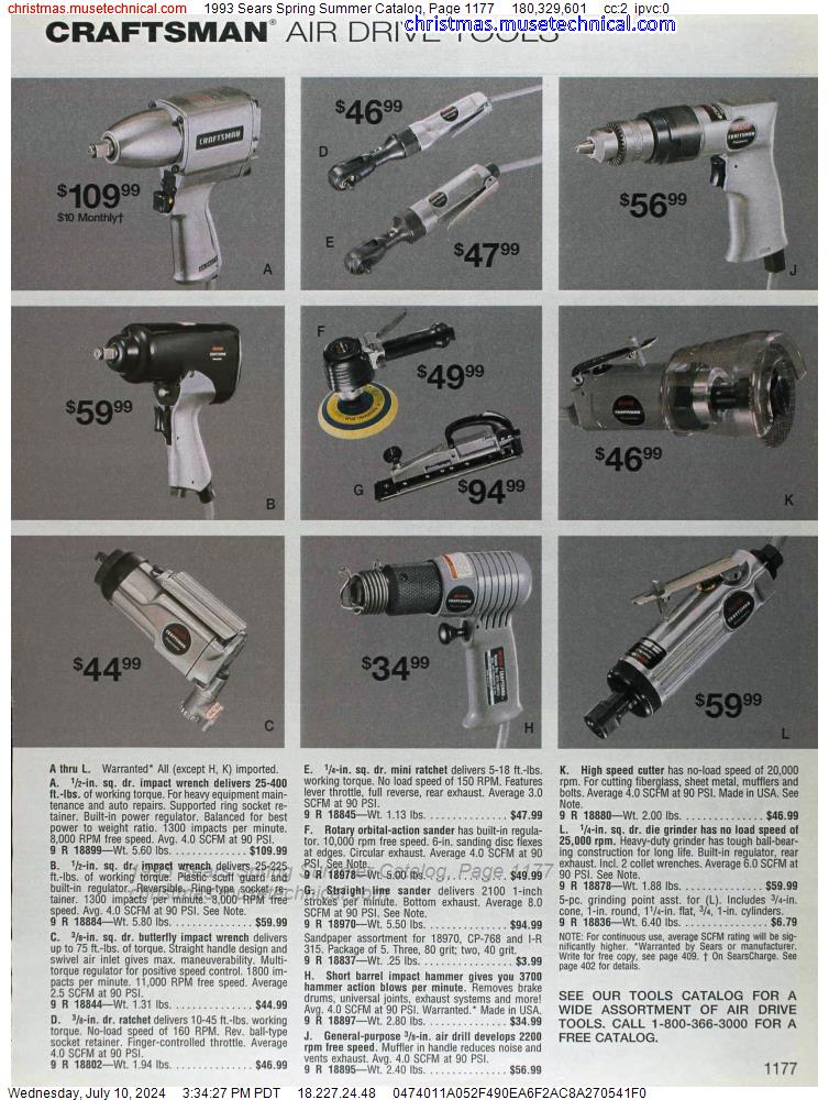1993 Sears Spring Summer Catalog, Page 1177