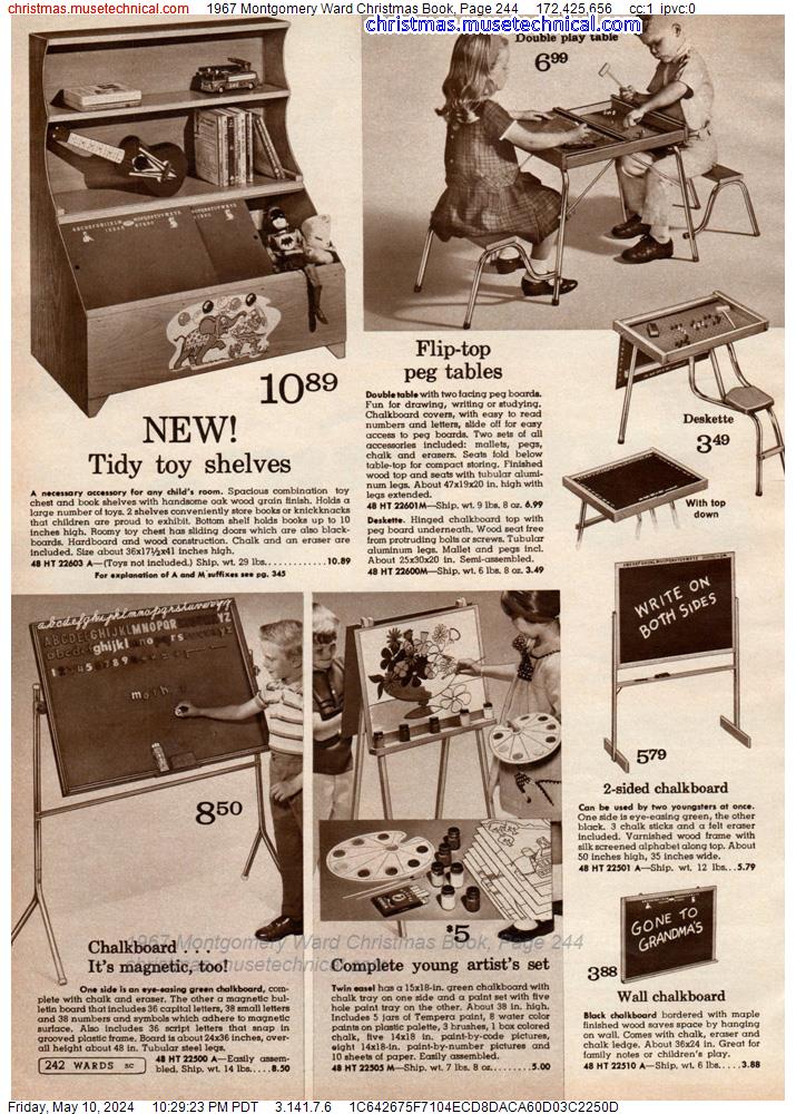 1967 Montgomery Ward Christmas Book, Page 244