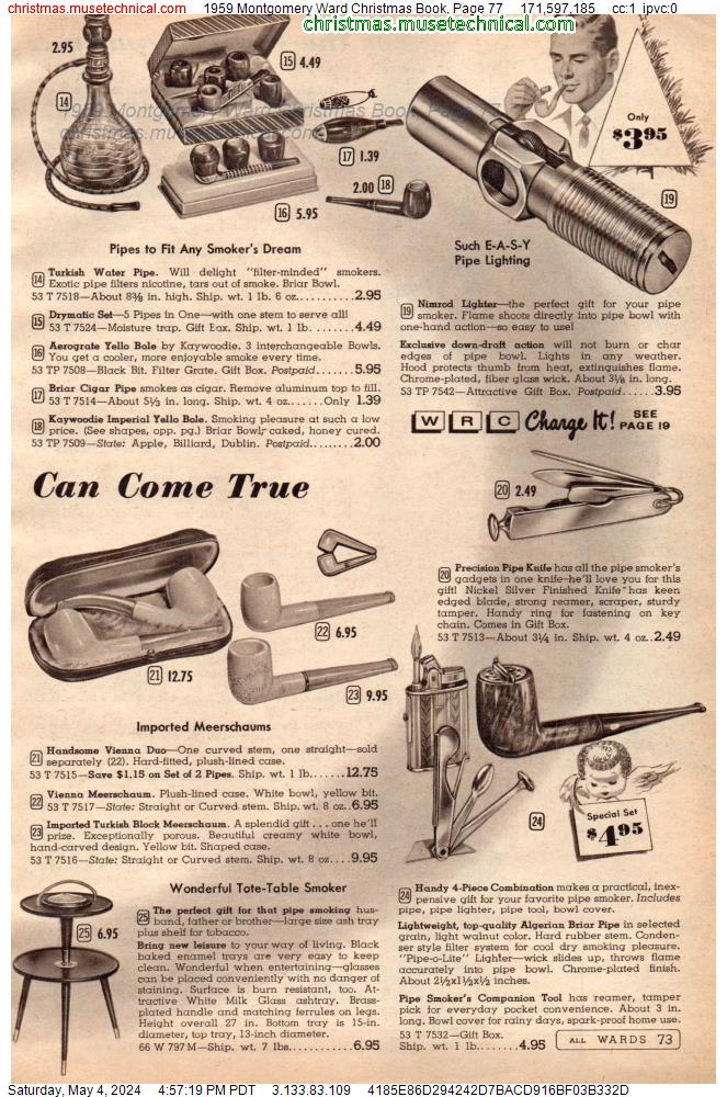 1959 Montgomery Ward Christmas Book, Page 77