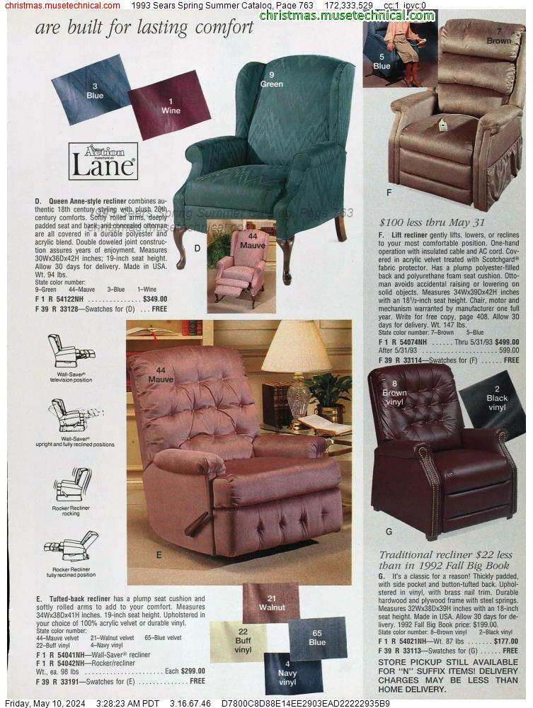 1993 Sears Spring Summer Catalog, Page 763