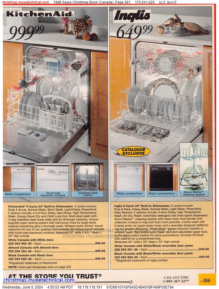 1996 Sears Christmas Book (Canada), Page 361