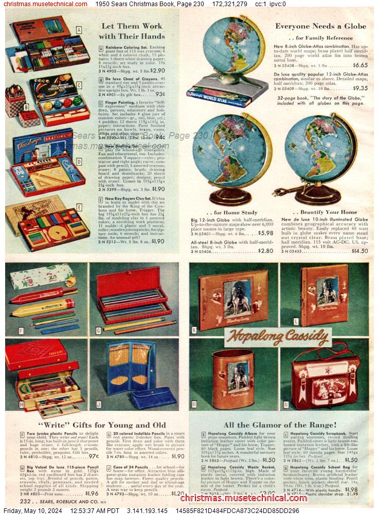 1950 Sears Christmas Book, Page 230