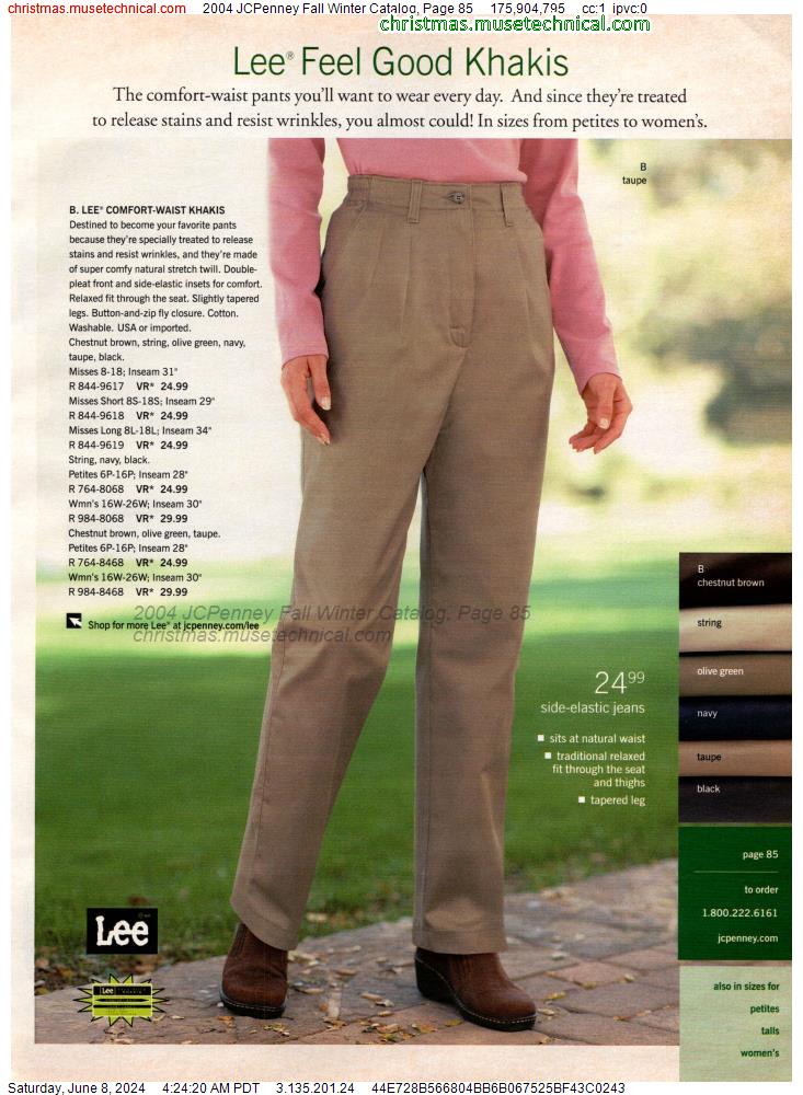 2004 JCPenney Fall Winter Catalog, Page 85