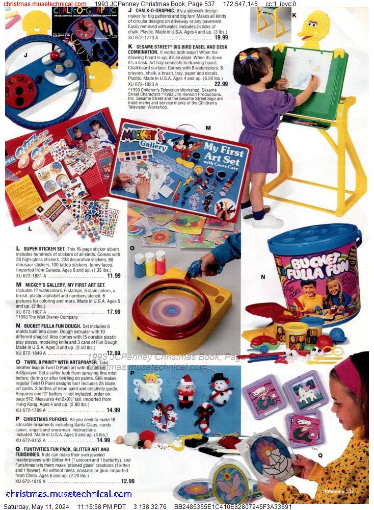 1993 JCPenney Christmas Book, Page 537