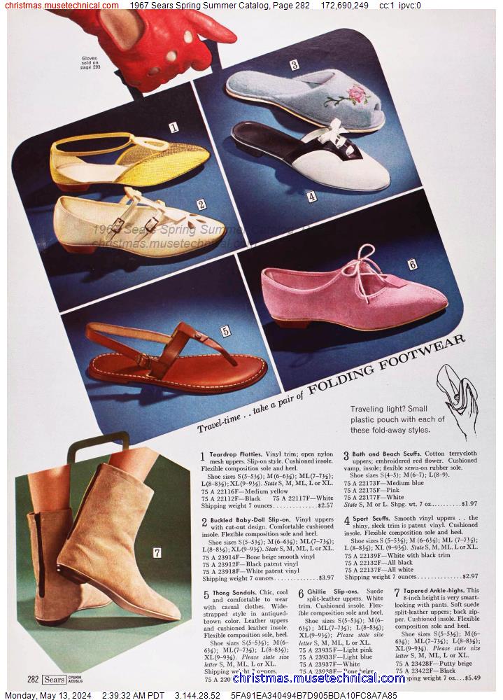 1967 Sears Spring Summer Catalog, Page 282