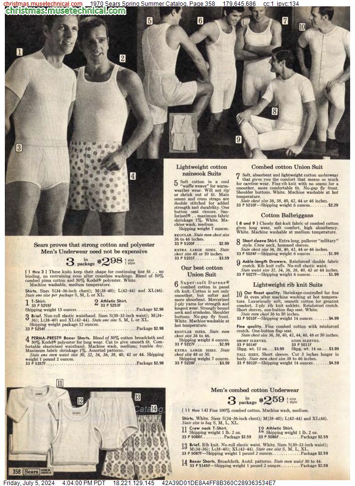 1970 Sears Spring Summer Catalog, Page 358