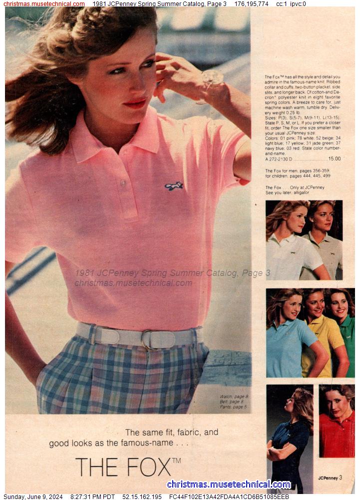 1981 JCPenney Spring Summer Catalog, Page 3