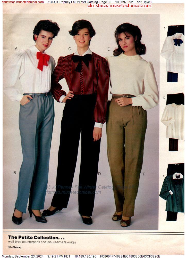 1983 JCPenney Fall Winter Catalog, Page 88 - Catalogs & Wishbooks