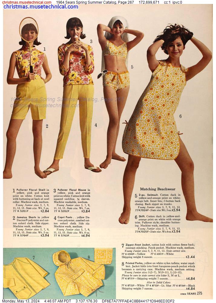 1964 Sears Spring Summer Catalog, Page 267