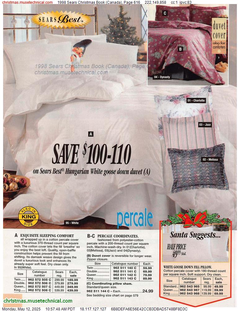1998 Sears Christmas Book (Canada), Page 616