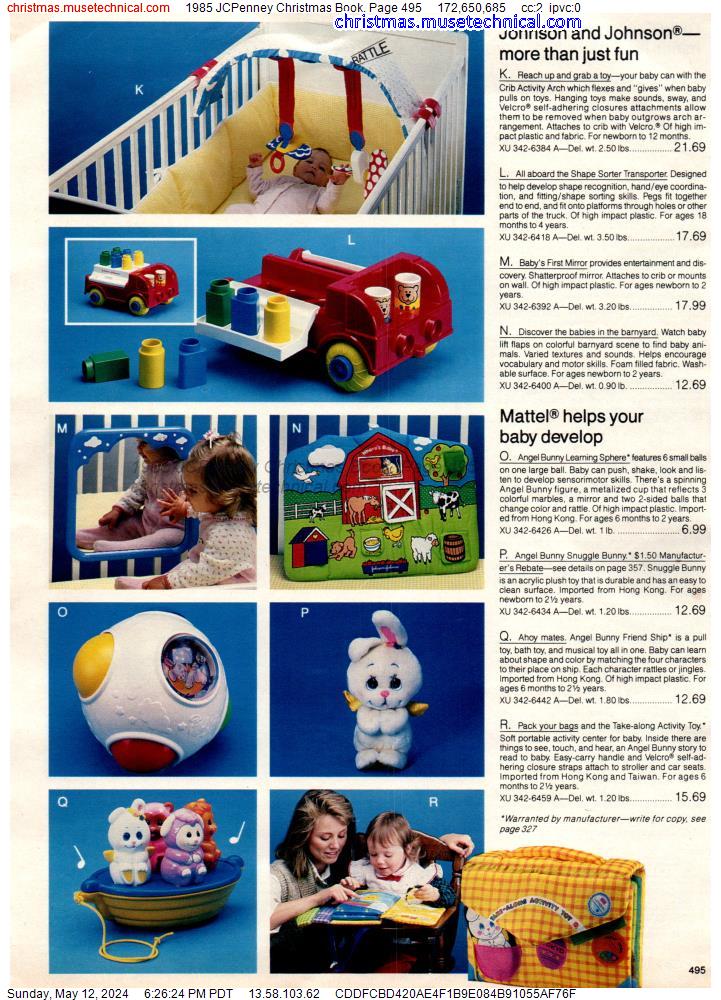 1985 JCPenney Christmas Book, Page 495