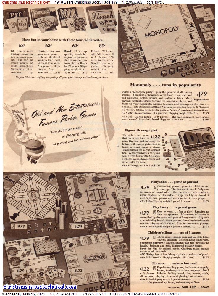 1948 Sears Christmas Book, Page 139