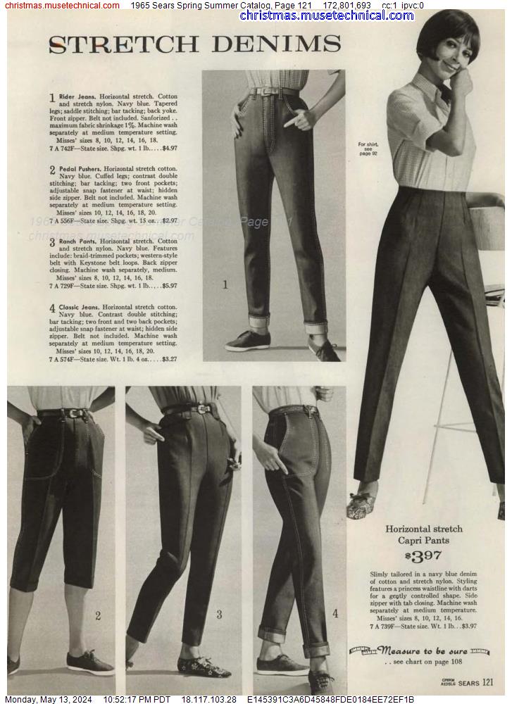 1965 Sears Spring Summer Catalog, Page 121