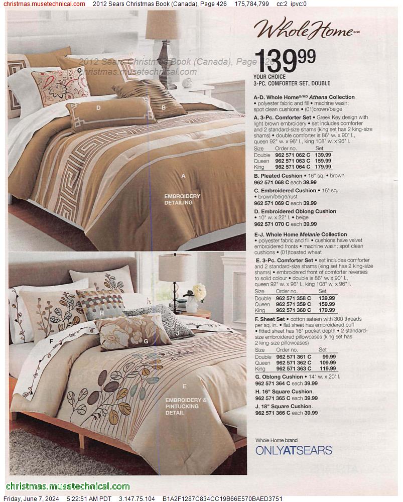 2012 Sears Christmas Book (Canada), Page 426