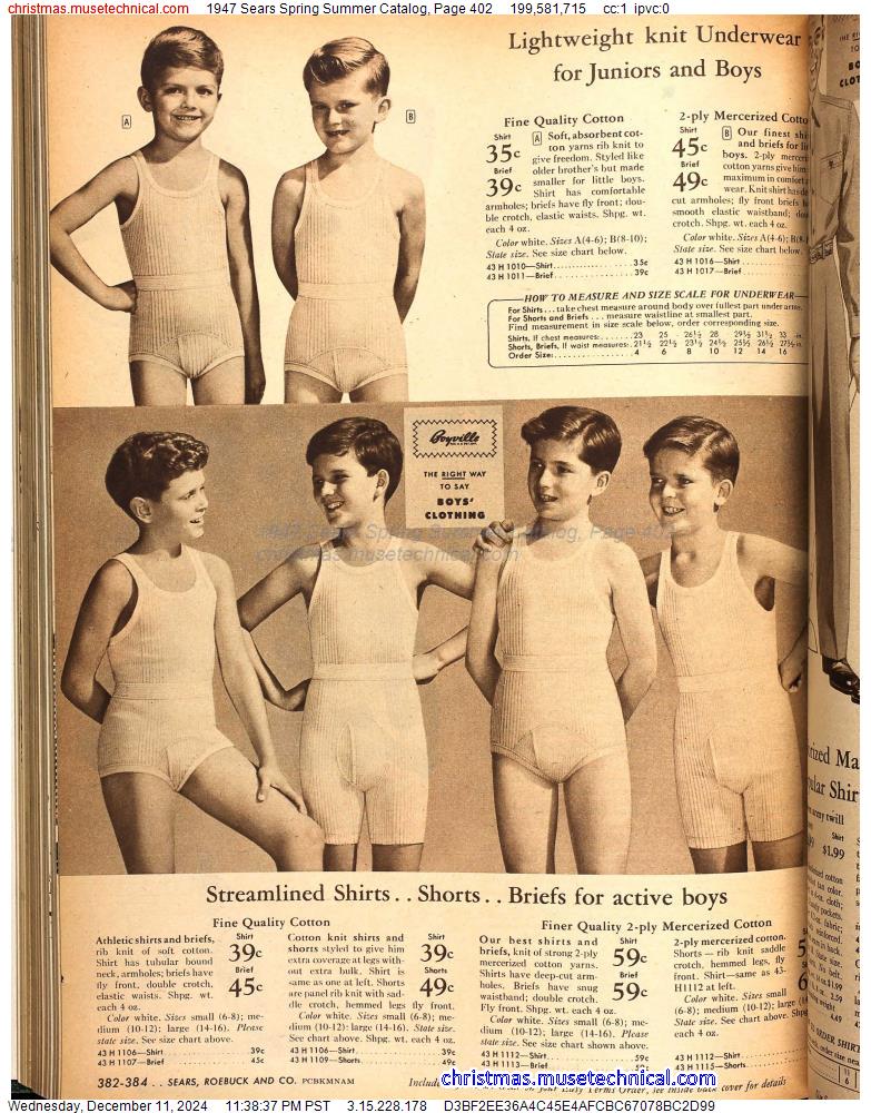 1947 Sears Spring Summer Catalog, Page 402