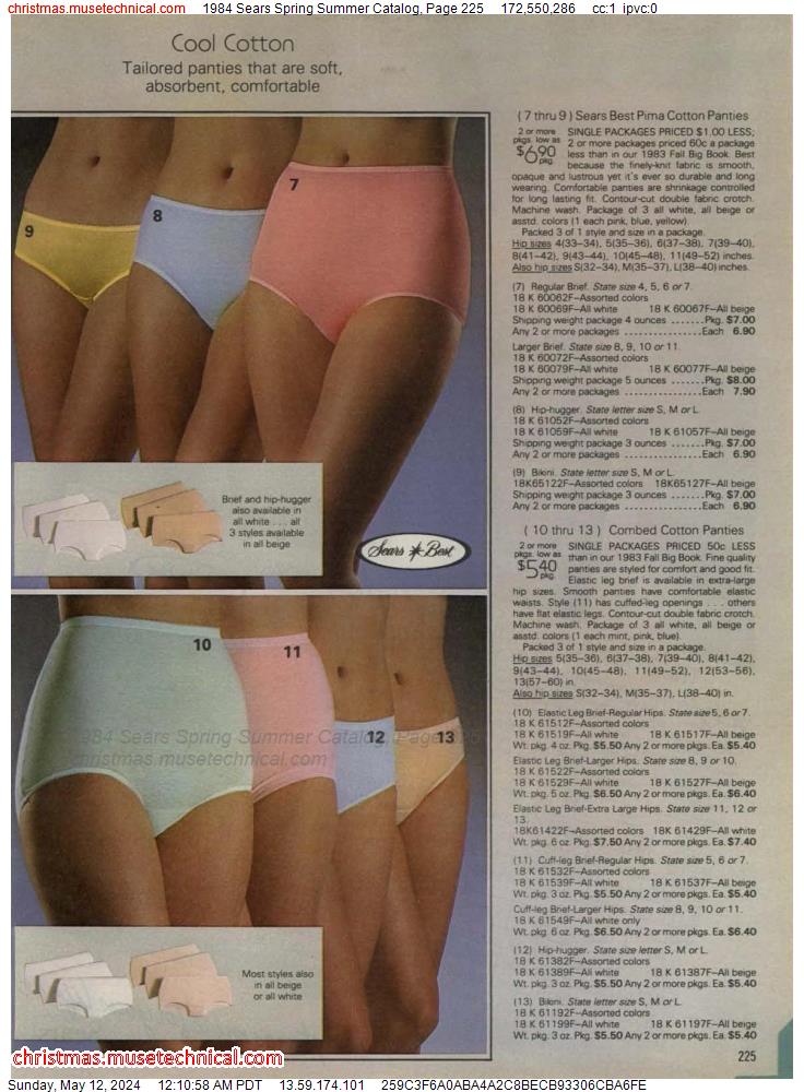 1984 Sears Spring Summer Catalog, Page 225