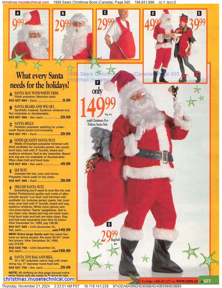 1999 Sears Christmas Book (Canada), Page 585