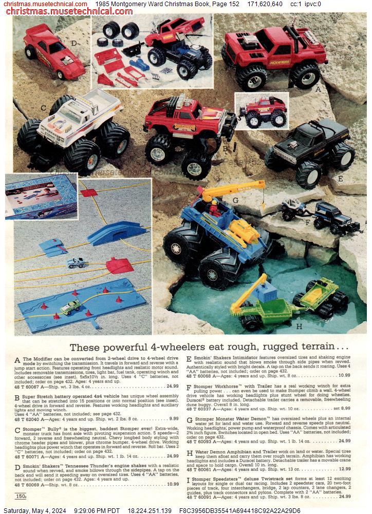 1985 Montgomery Ward Christmas Book, Page 152