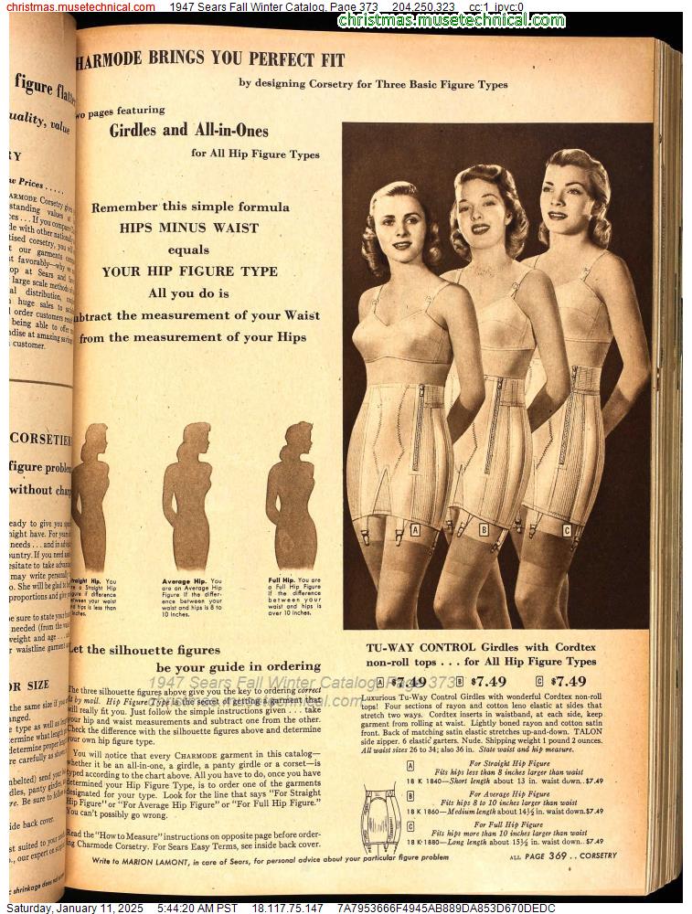 1947 Sears Fall Winter Catalog, Page 373