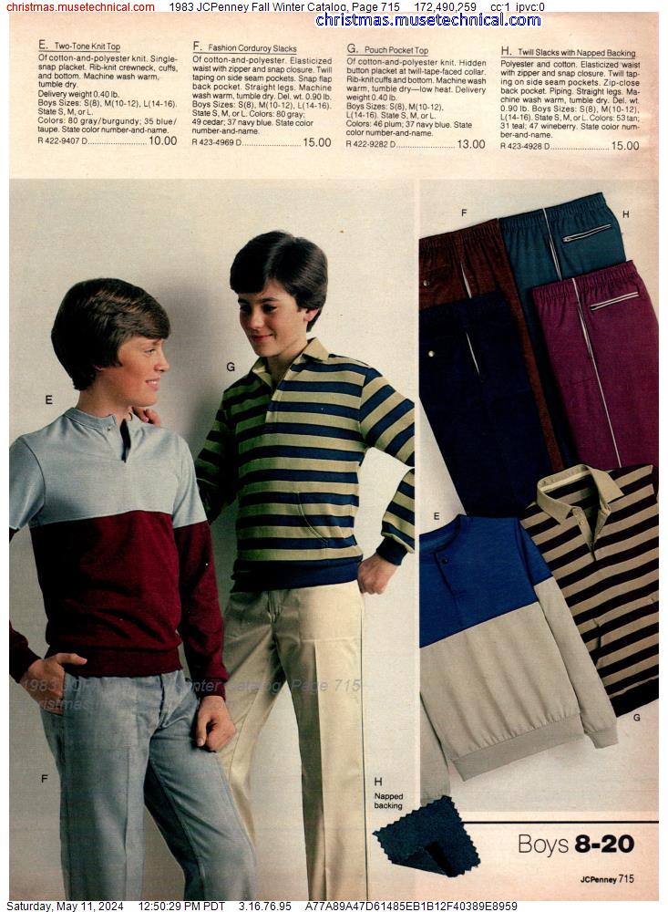 1983 JCPenney Fall Winter Catalog, Page 715
