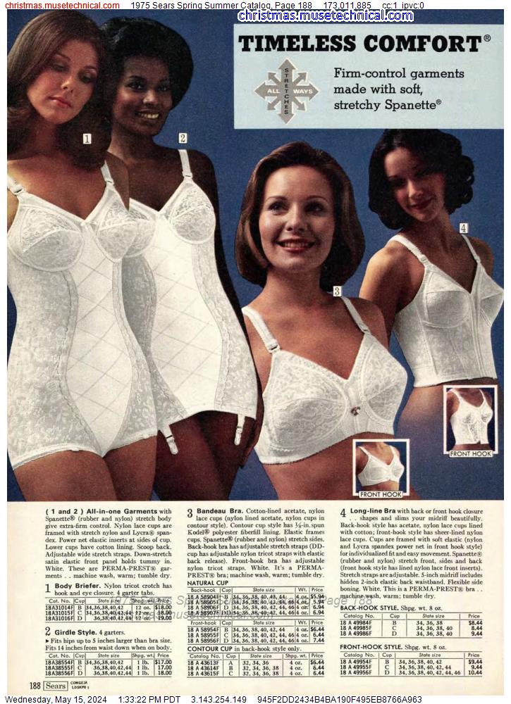 1975 Sears Spring Summer Catalog, Page 188