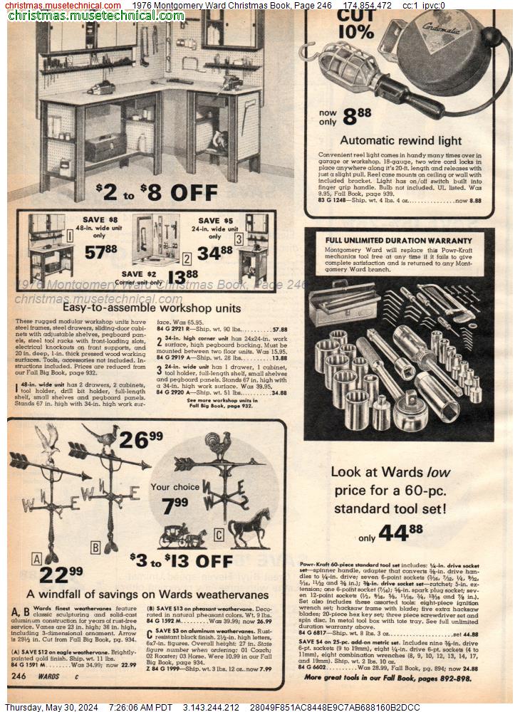 1976 Montgomery Ward Christmas Book, Page 246