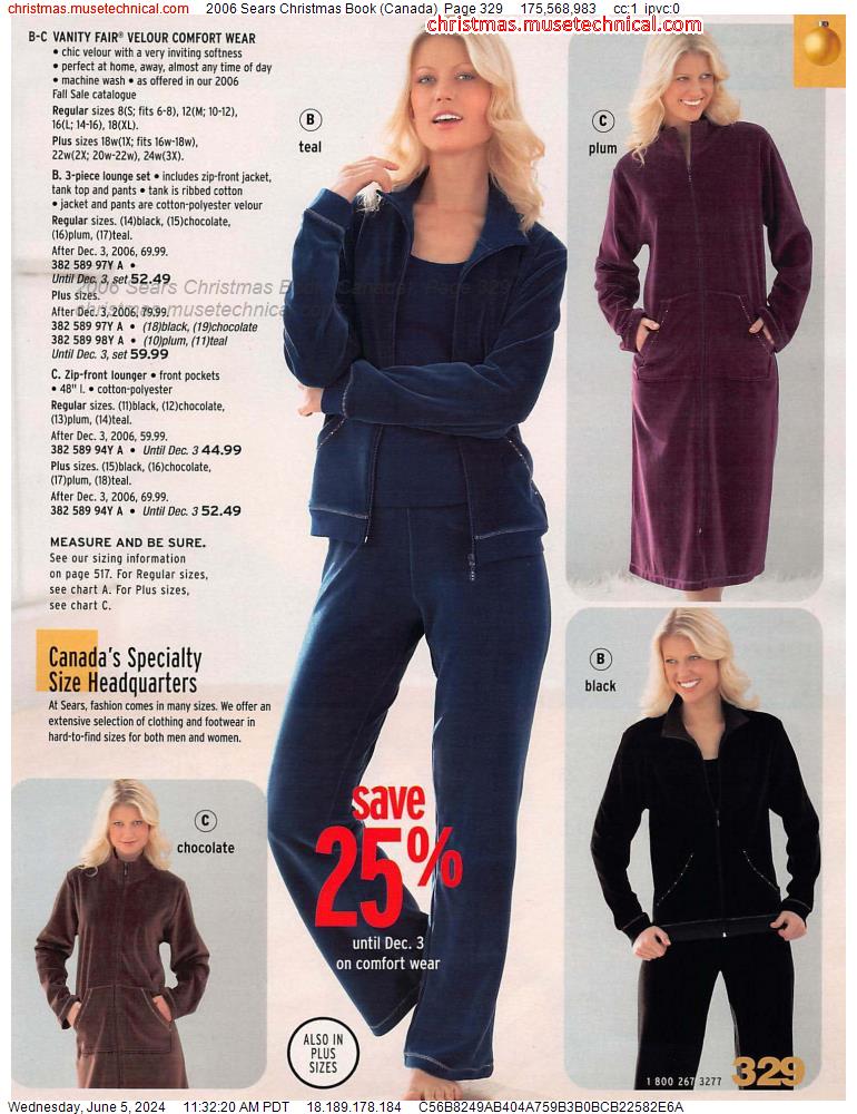 2006 Sears Christmas Book (Canada), Page 329