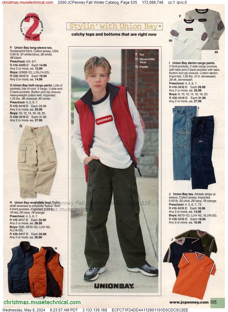 2000 JCPenney Fall Winter Catalog, Page 535