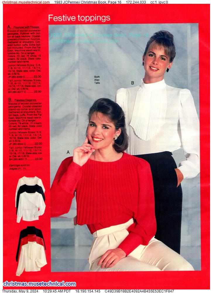1983 JCPenney Christmas Book, Page 16