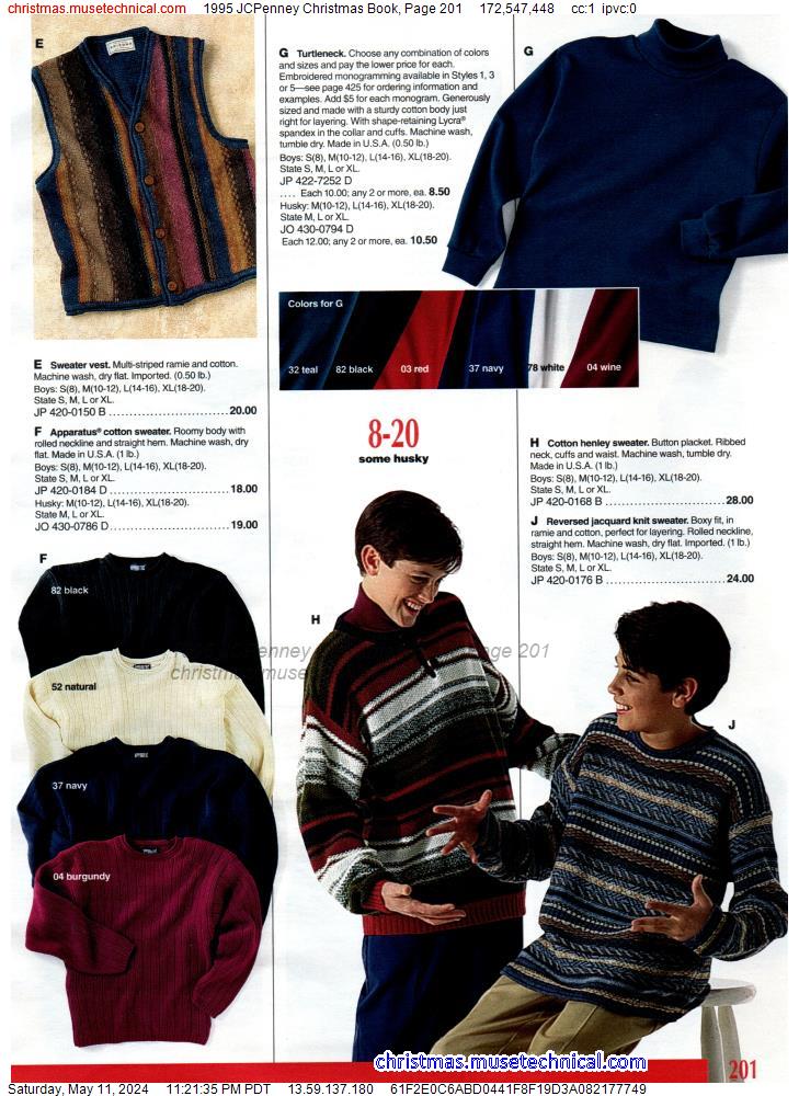 1995 JCPenney Christmas Book, Page 201