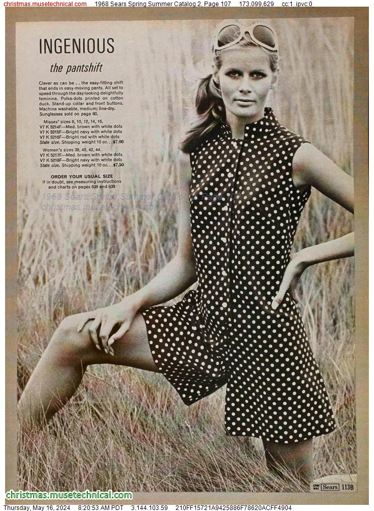 1968 Sears Spring Summer Catalog 2, Page 107
