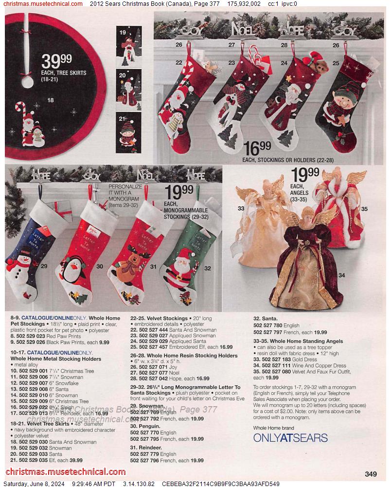 2012 Sears Christmas Book (Canada), Page 377
