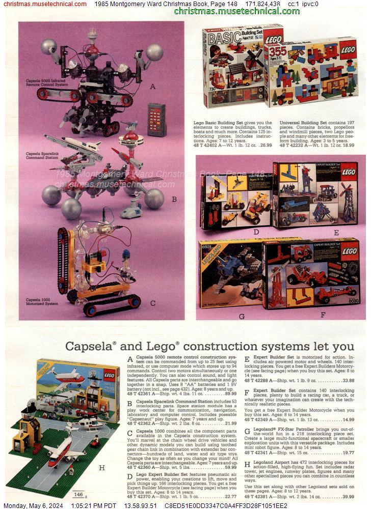 1985 Montgomery Ward Christmas Book, Page 148